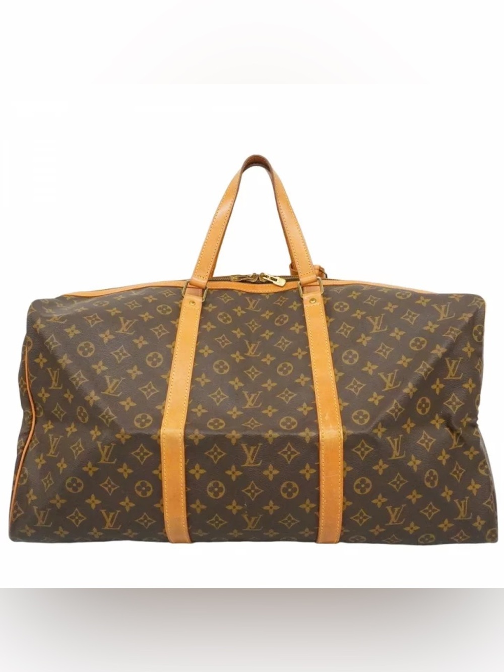 Authentic Louis Vuitton sac souple 55 monogram travel duffle weekend bag
